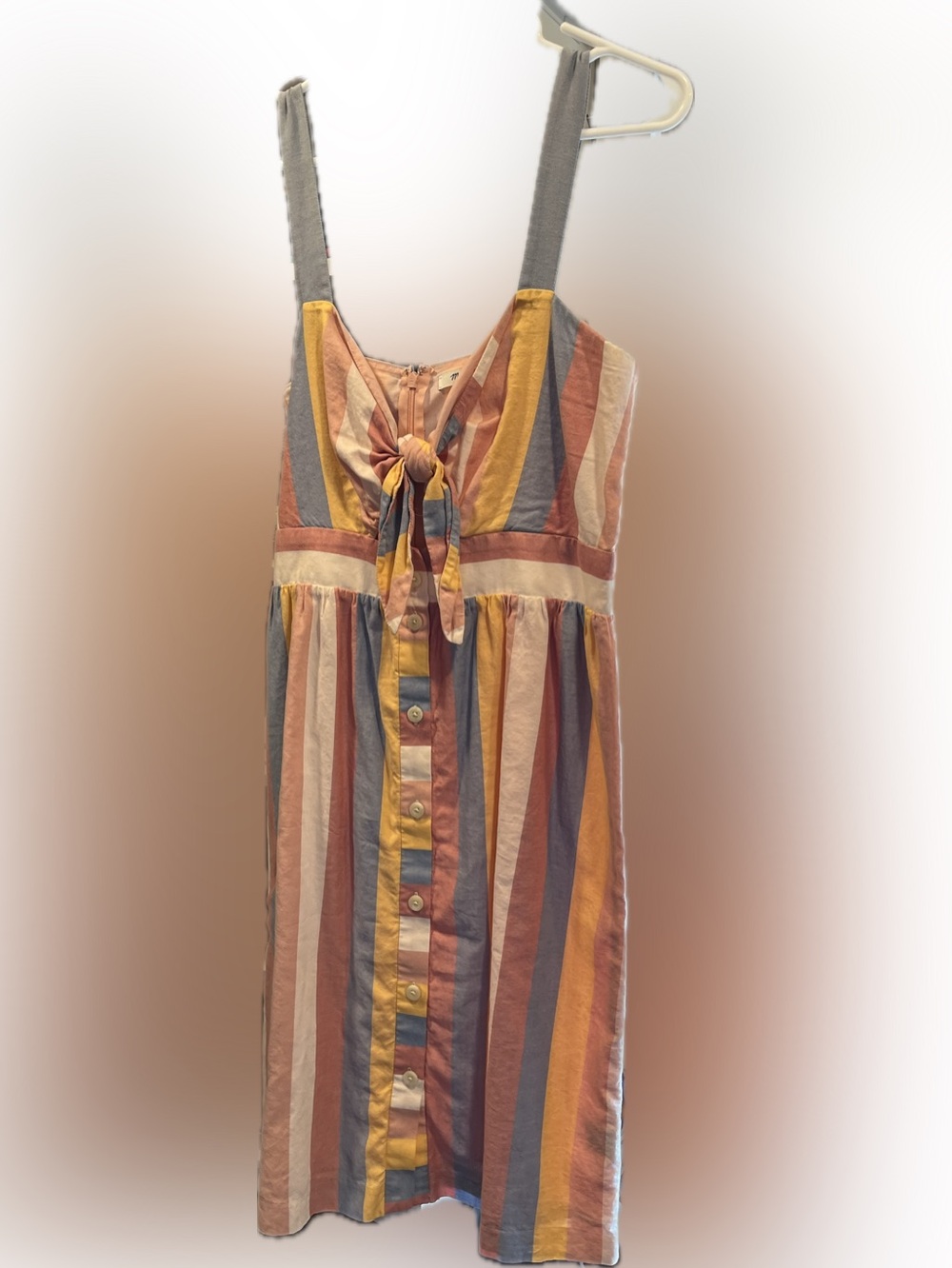 EUC Madewell Candy Stripe Sundress